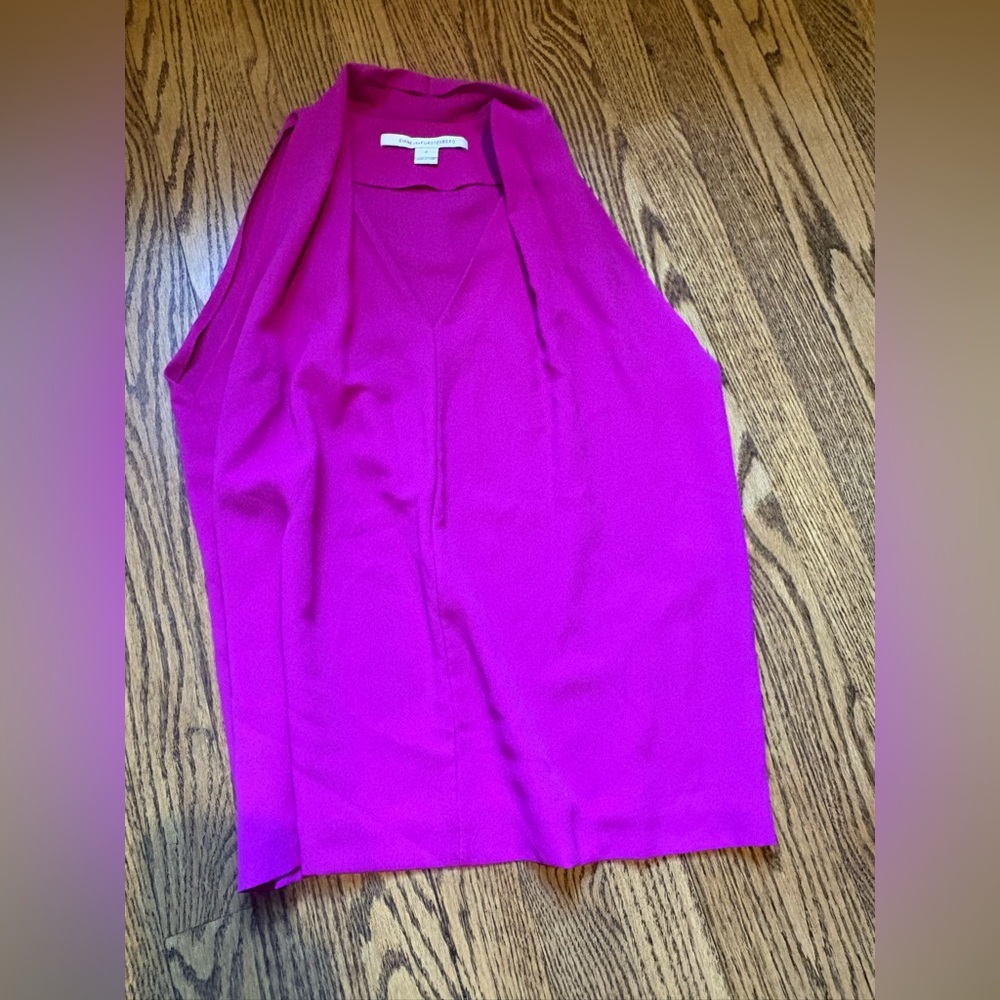 Diane Von Furstenberg Fuchsia Halter Camisole - No signs of wear